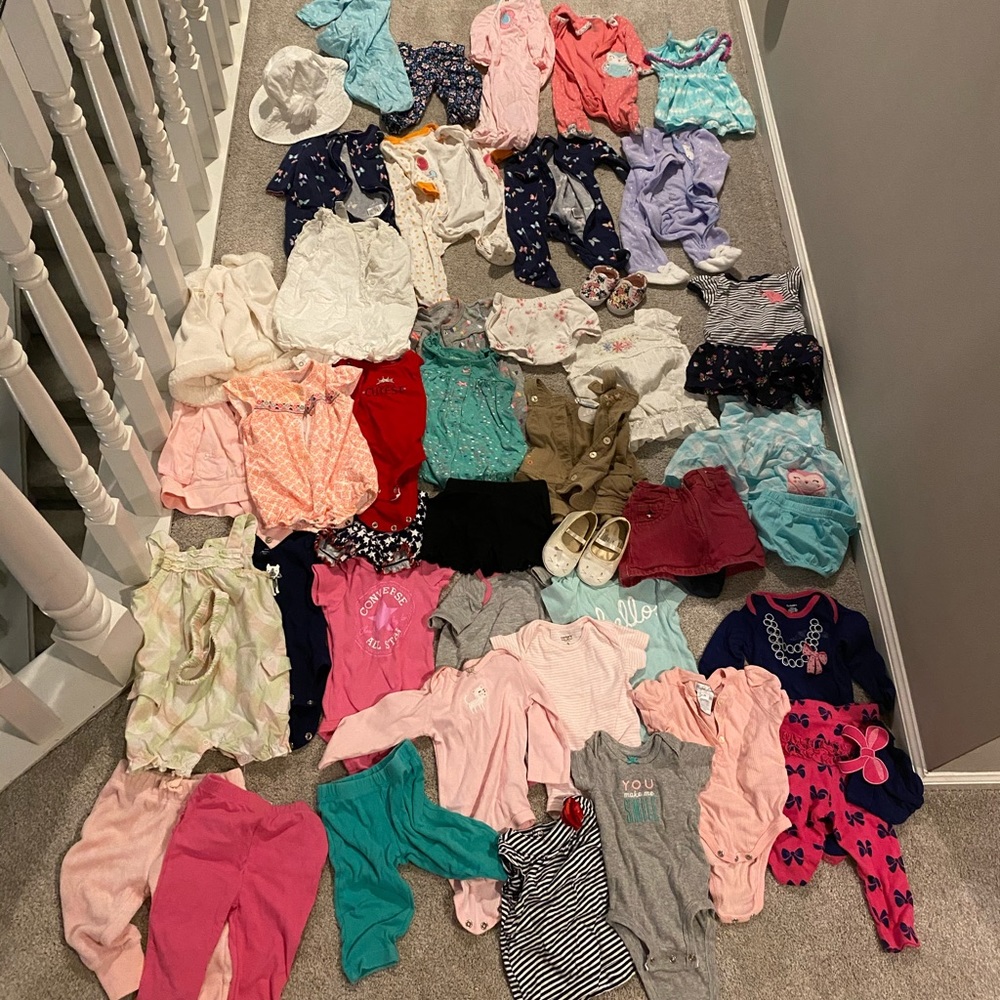 Carter’s Baby girl 3-6 month spring/summer lot